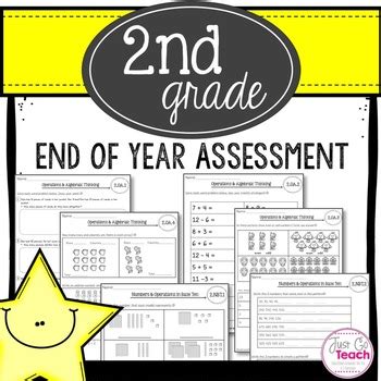 Common Core Math Assessments Over 100 Printable Pages Three Assessments Per Standard Data Notebooks for Tracking Progress Teacher Gradebook & Planning Sheets 2nd grade Math Assessments great tool for data collection Common Core Visit my daily blog for tips, photos, videos and ideas to organize and manage your classroom. . 2nd grade end of year math assessment pdf